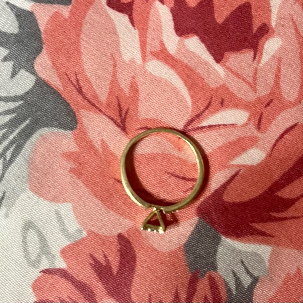 REAL 10kt GOLD diamond cut wedding band SET - Picture 8 of 12